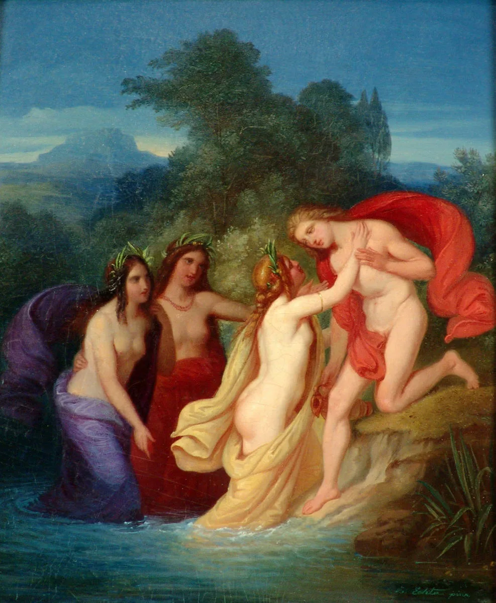 Эхтер Михаэль (1812-1879) - "Гилас и нимфы"