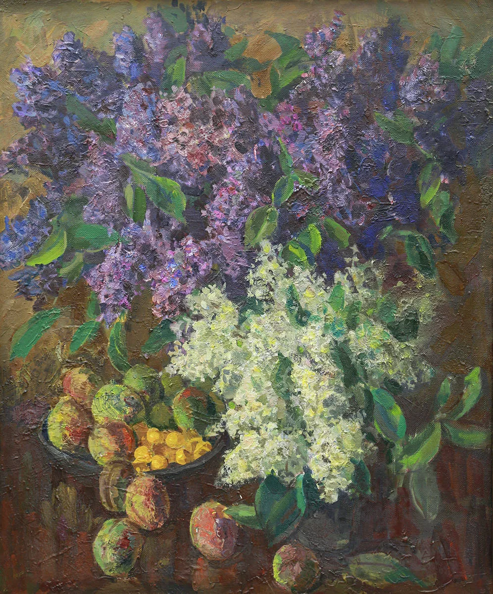 Натюрморт с сиренью