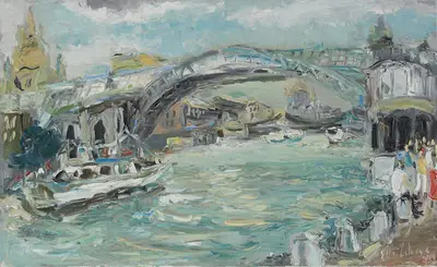 Ельницкая Вера Андреевна (1966 г.р.) - "Вид на Москву-реку"