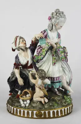 Аллегорическая композиция "Разбитые яйца". 1774-1790 гг (период Марколини)