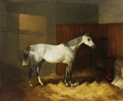 Шайер Уильям Джозеф (младший) (1811-1892)- "Лошадь в конюшне"