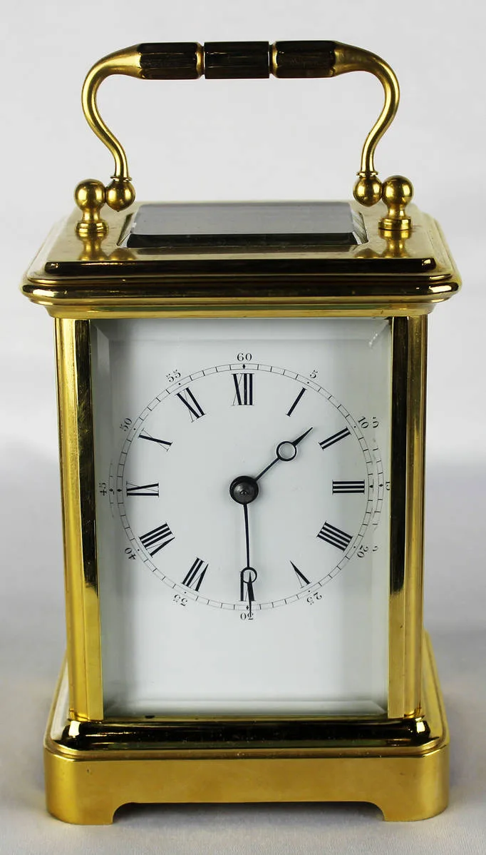Старинные каретные часы. 1900г