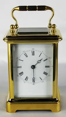 Старинные каретные часы. 1900г