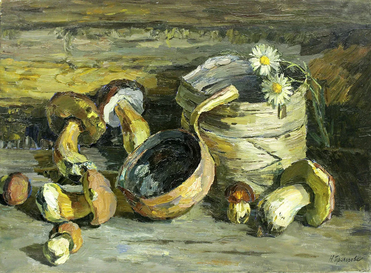 Ковш и грибы