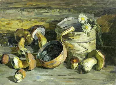 Ковш и грибы