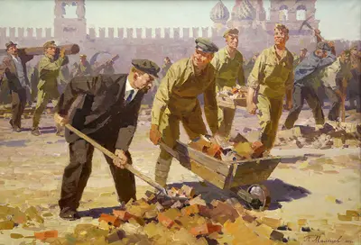 Ленин на субботнике