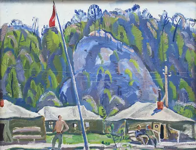 В палаточном городке. Посёлок Магистральный